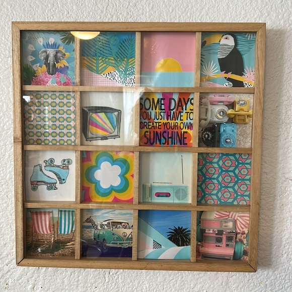 Picture frames and clock - Picture 2 of 3